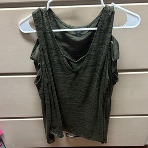 Rock & Republic Olive Green Long Sleeve Top